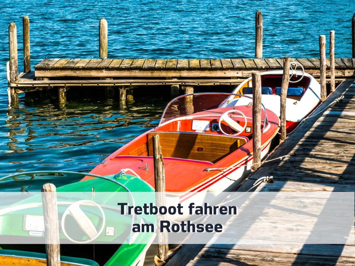 Ferienhaus Rothsee-Oase Ideale Ausgangslage Mit Tollem Ausblick, Sauna Und Privatem Garten Roth  Exterior foto
